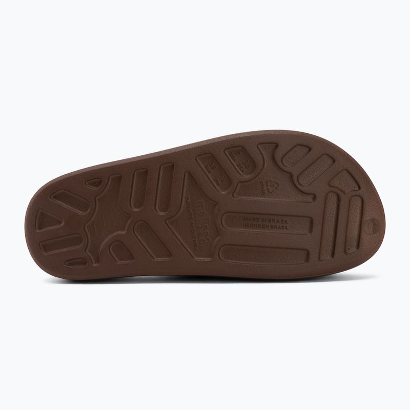 Klapki damskie Melissa Free Platform Ad bronze 4