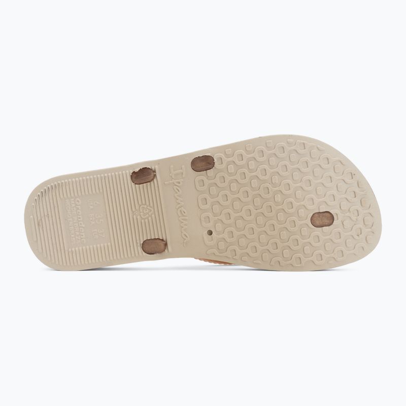 Japonki damskie Ipanema Bossa Soft V beige/gold 4