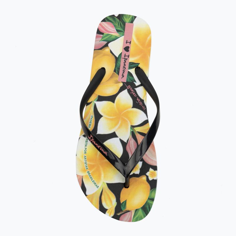 Japonki damskie Ipanema Arte black/yellow/pink 5