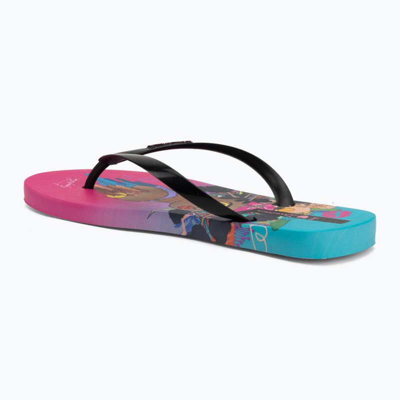 Japonki damskie Ipanema Graffiti V pink/black/blue 3