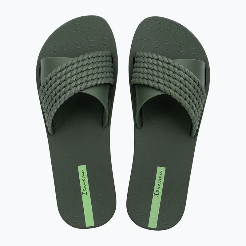 Klapki damskie Ipanema Street II green/dark green 3