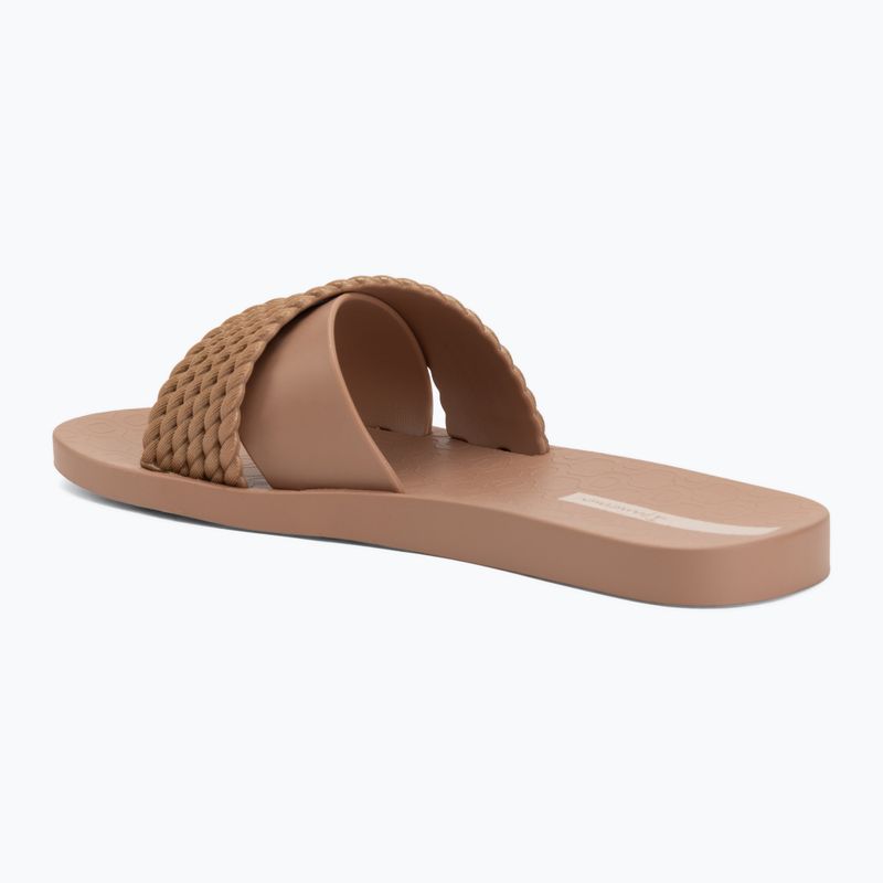 Klapki damskie Ipanema Street II brown/brown/beige 3