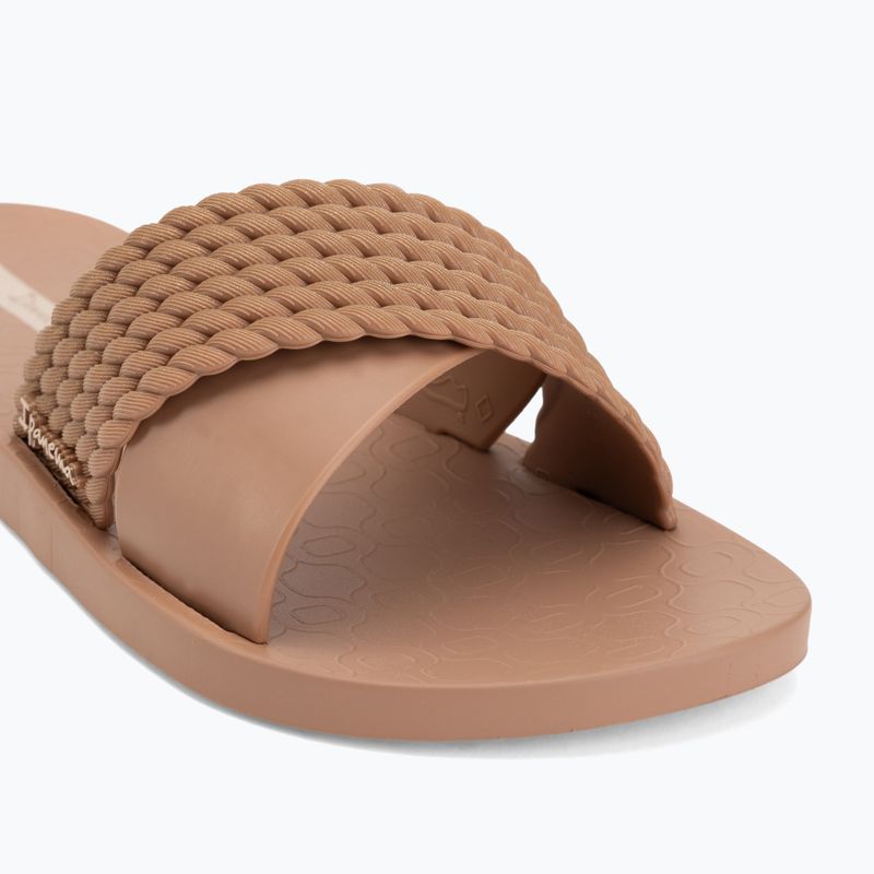 Klapki damskie Ipanema Street II brown/brown/beige 7