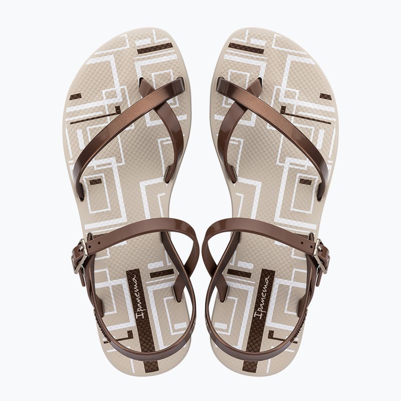 Sandały damskie Ipanema Fashion Sand VIII Beige/Metallic Pink 3