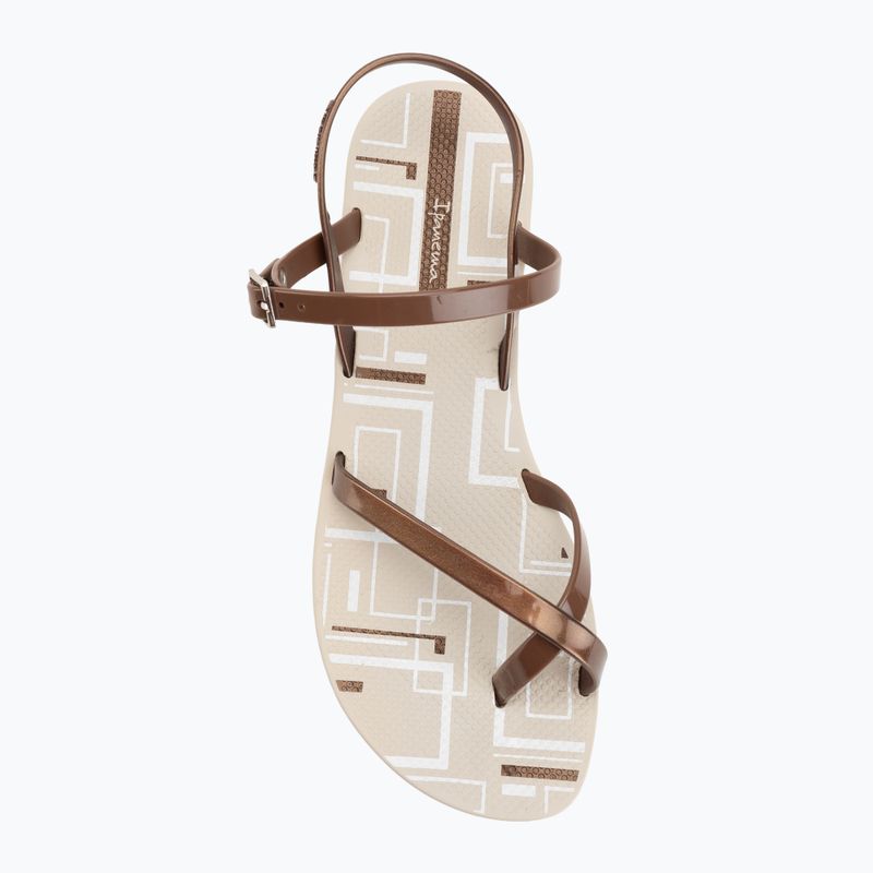 Sandały damskie Ipanema Fashion Sand VIII Beige/Metallic Pink 5