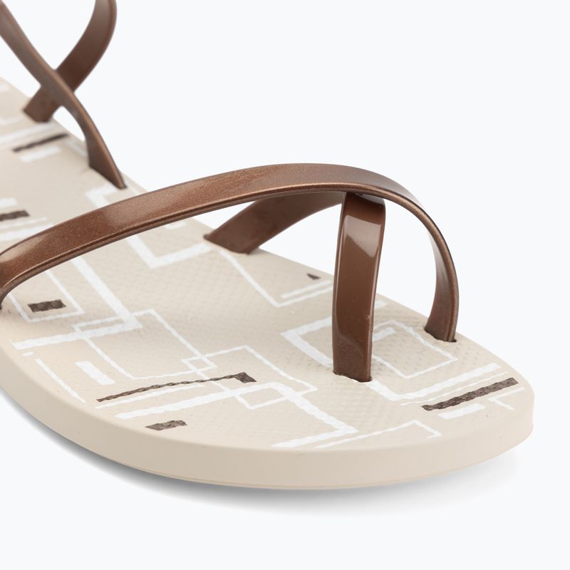 Sandały damskie Ipanema Fashion Sand VIII Beige/Metallic Pink 7