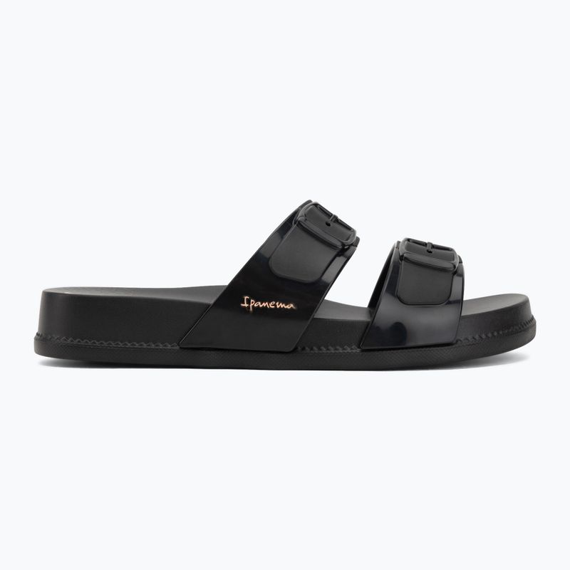 Klapki damskie Ipanema Leme Slide black/beige 2