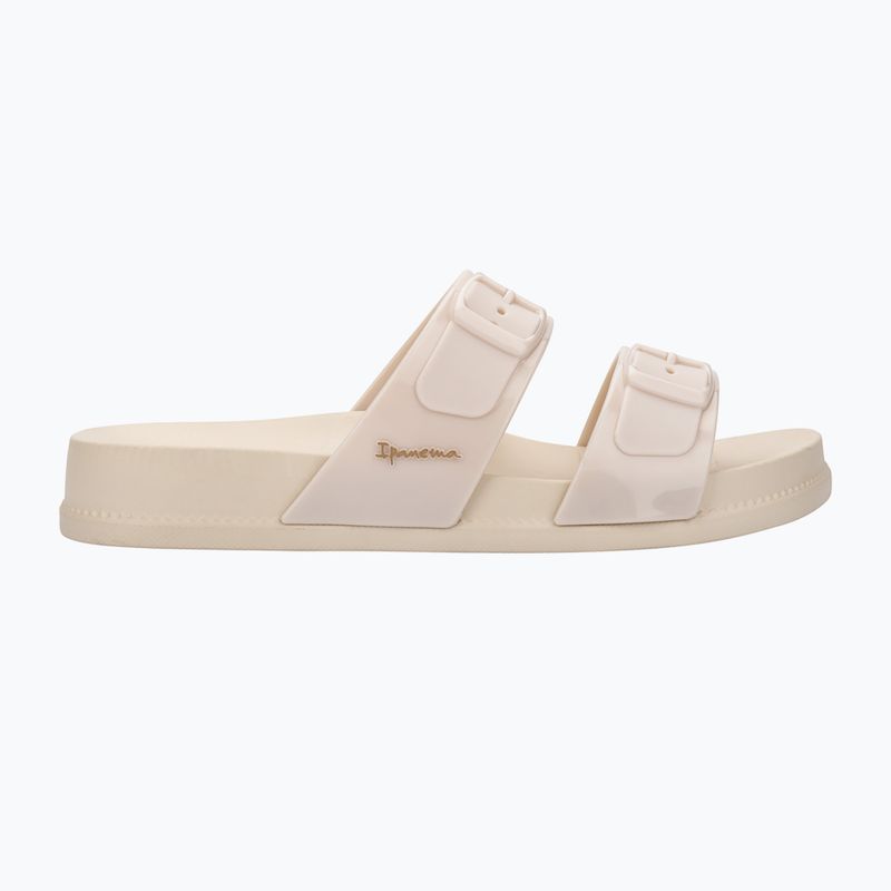 Klapki damskie Ipanema Leme Slide beige/black