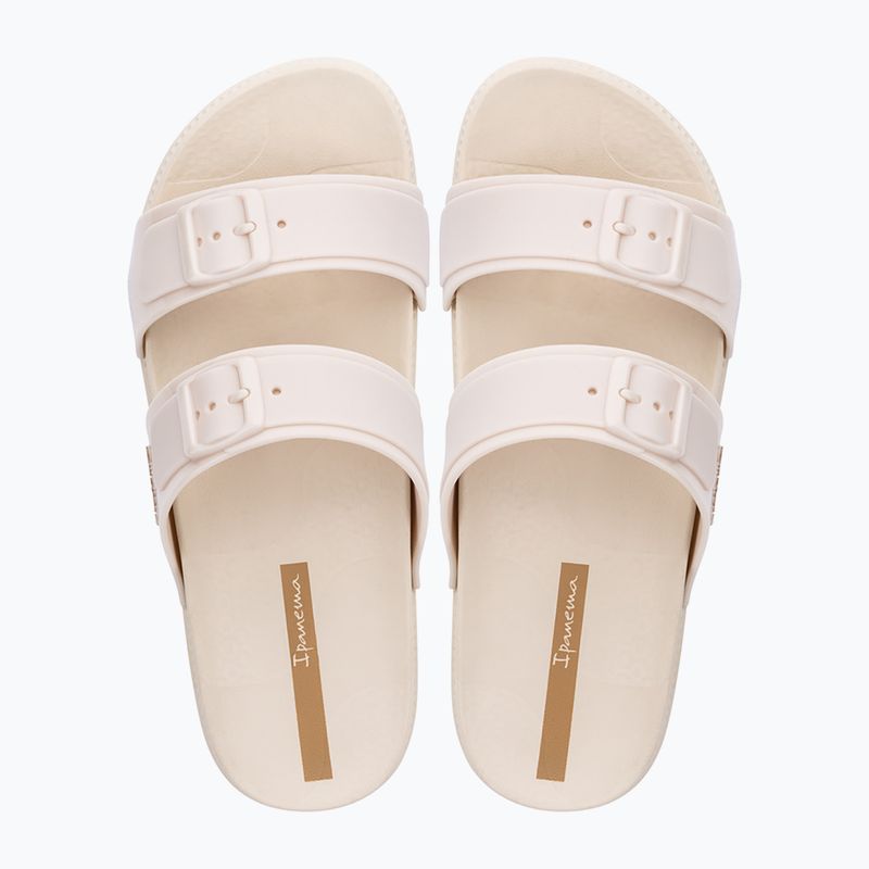 Klapki damskie Ipanema Leme Slide beige/black 3