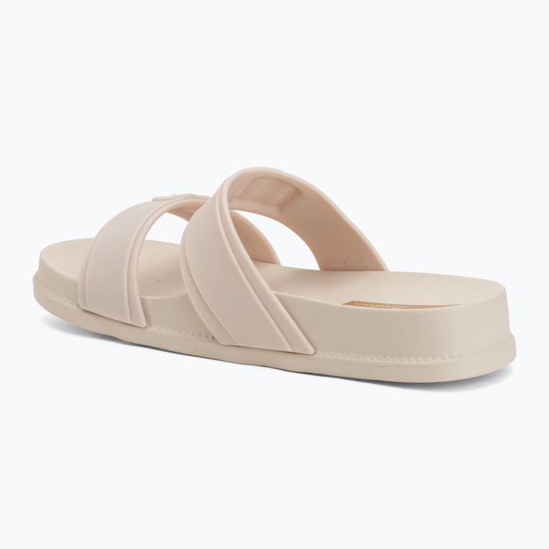 Klapki damskie Ipanema Leme Slide beige/black 3