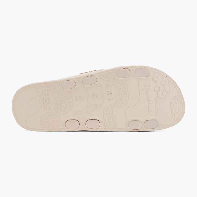 Klapki damskie Ipanema Leme Slide beige/black 4