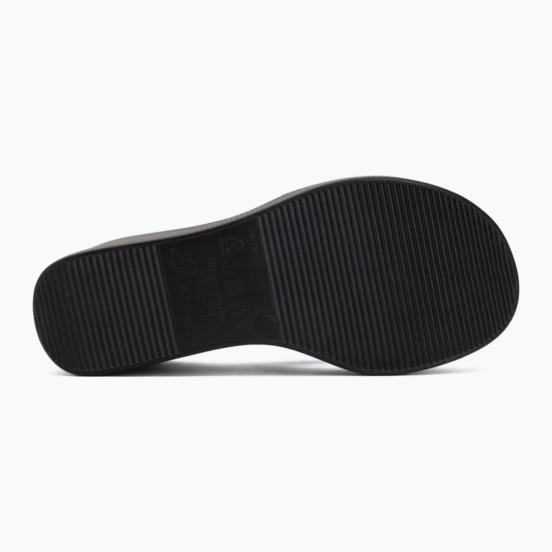 Klapki damskie Ipanema High Fashion II Slide black/glitter/beige 4