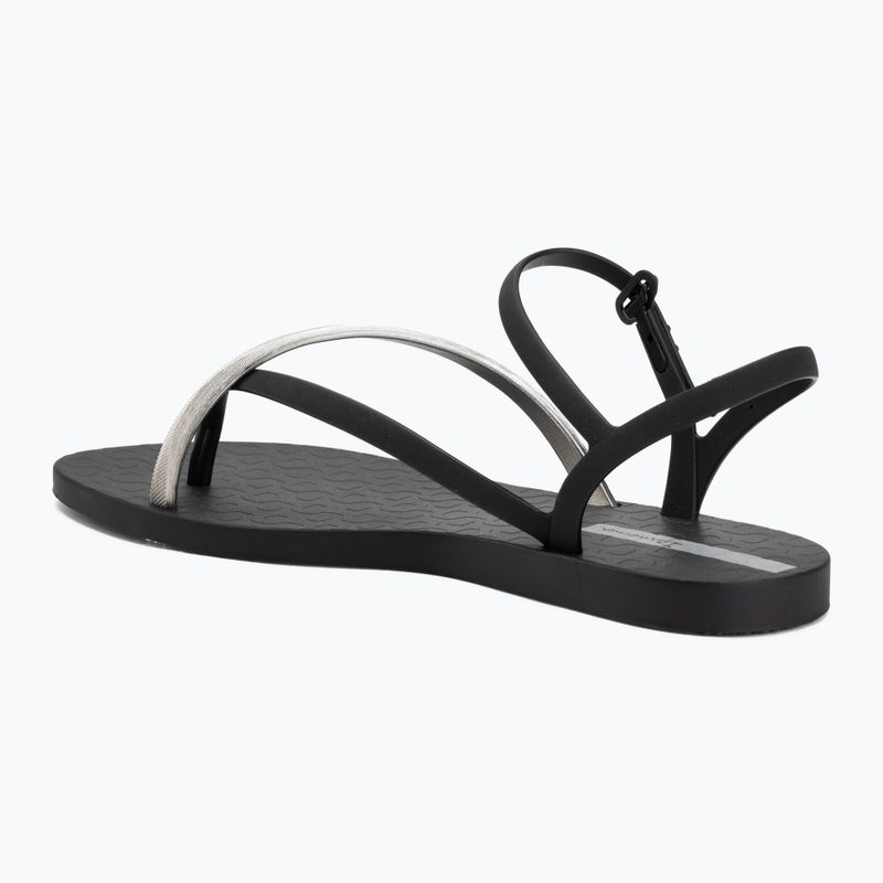 Sandały damskie Ipanema Elegant black/silver 3