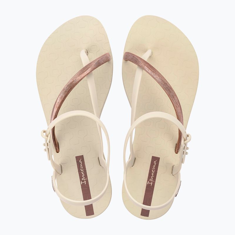 Sandały damskie Ipanema Elegant beige/gold pink 2