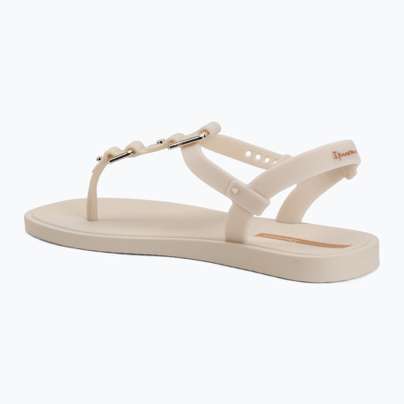 Sandały damskie Ipanema Class Urbane beige/beige/gold 3