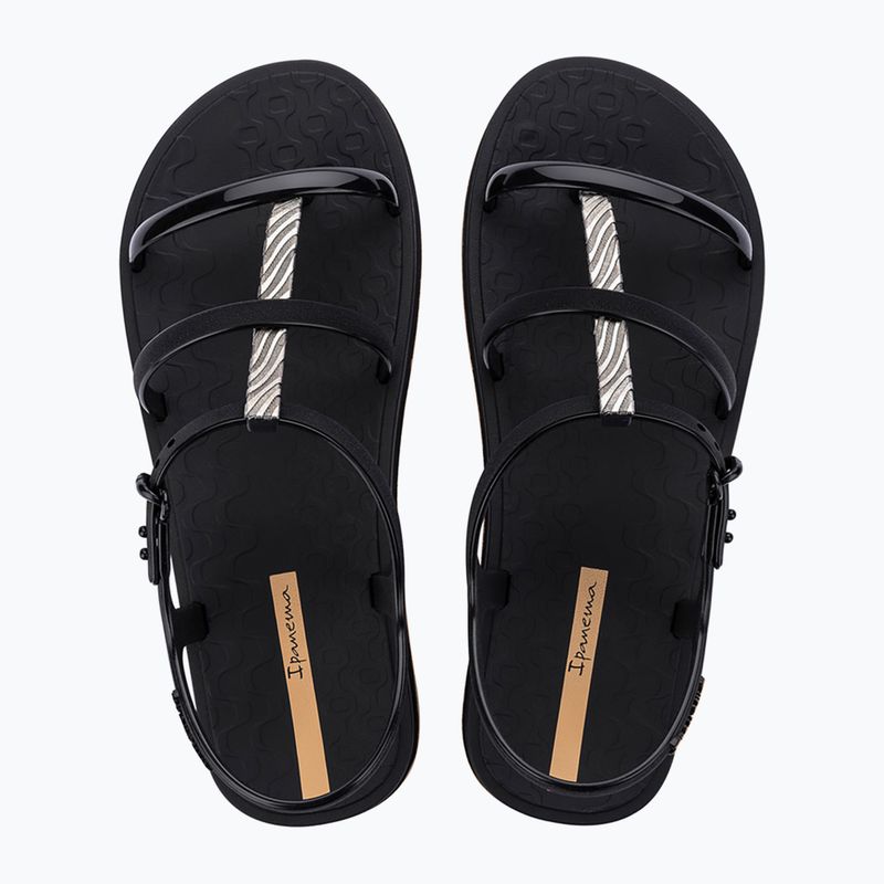 Sandały damskie Ipanema Drip Intense black/beige 2