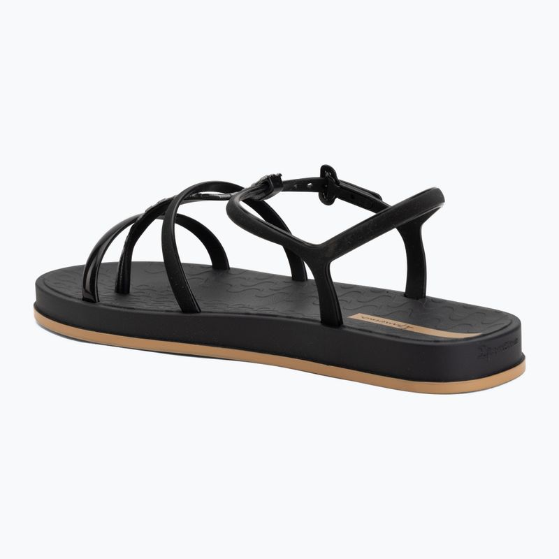 Sandały damskie Ipanema Drip Intense black/beige 3