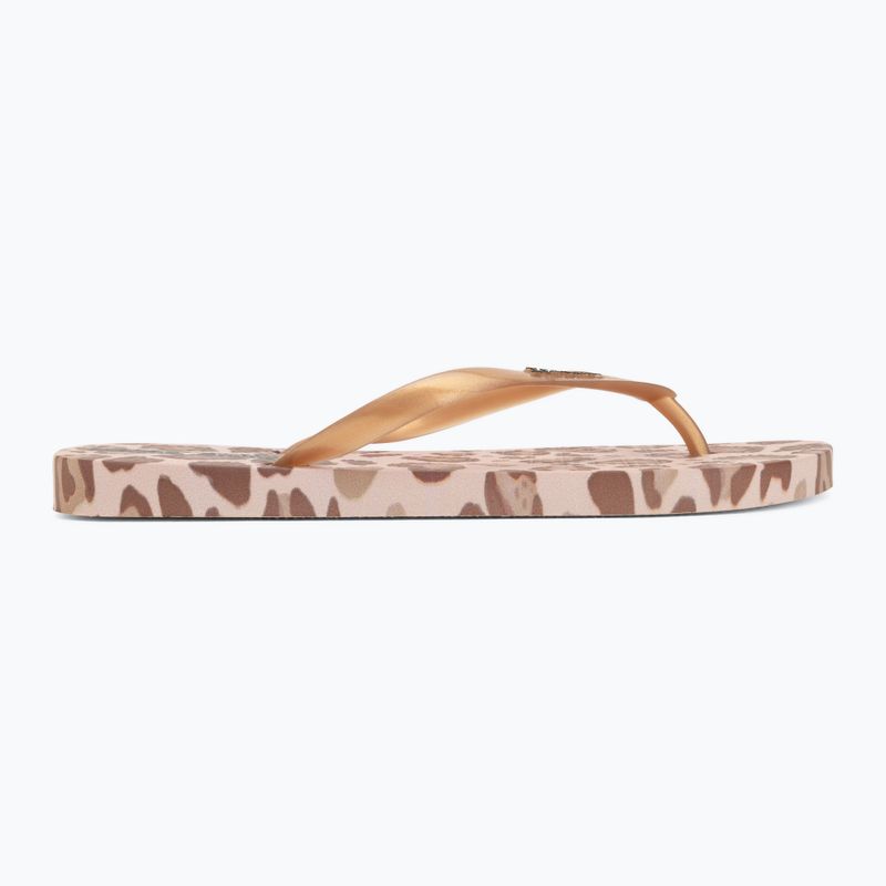 Japonki damskie Ipanema Animal Print beige/gold 2