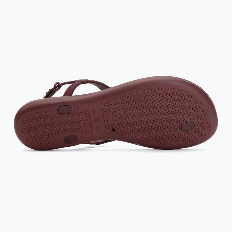 Sandały damskie Ipanema Classic Dreamy burgundy/burgundy/metallic 4