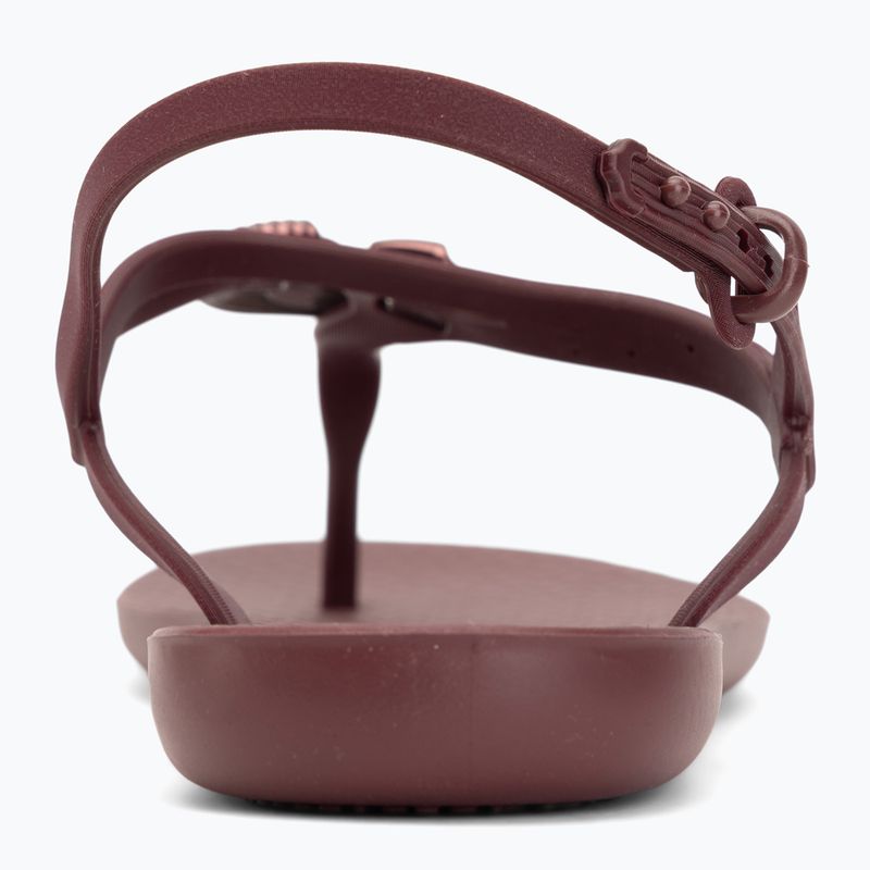 Sandały damskie Ipanema Classic Dreamy burgundy/burgundy/metallic 6