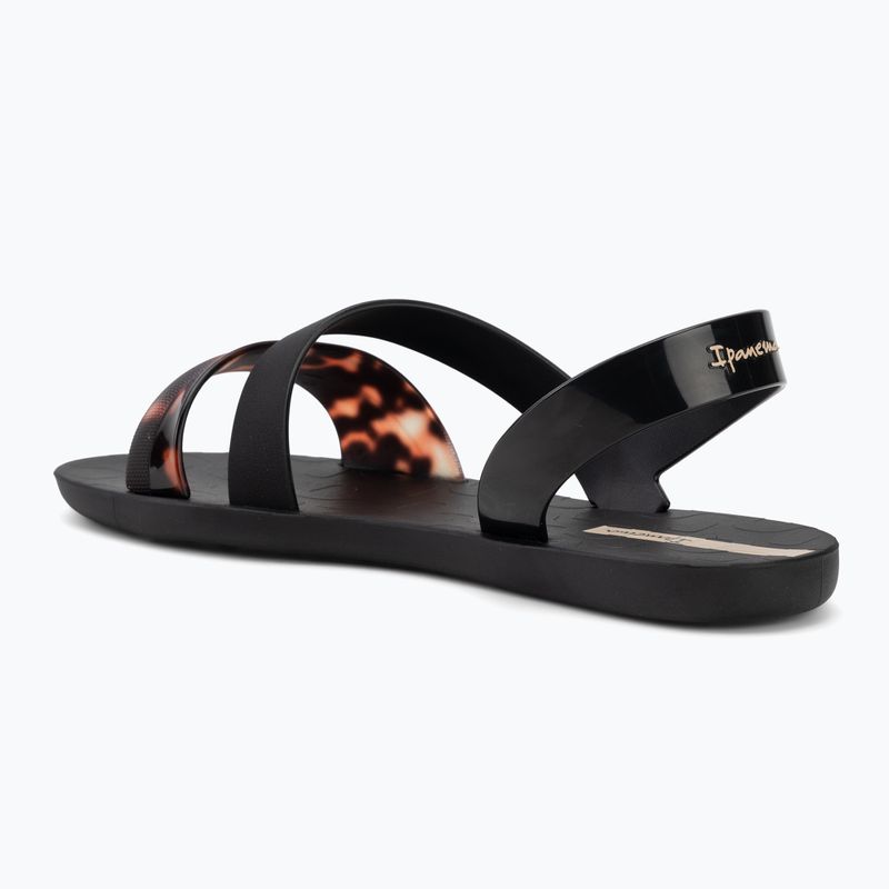 Sandały damskie Ipanema Vibrant Sand black/turtle/beige 3