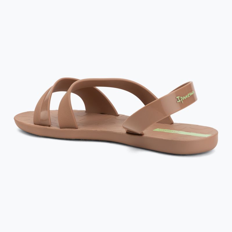 Sandały damskie Ipanema Vibrant Sand brown/brown/green 3