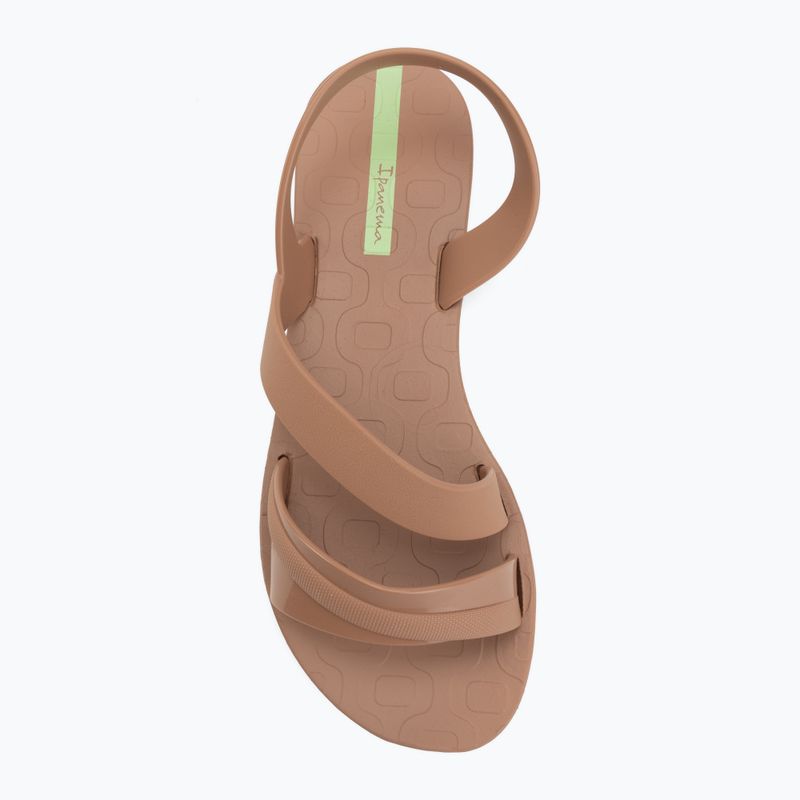 Sandały damskie Ipanema Vibrant Sand brown/brown/green 5