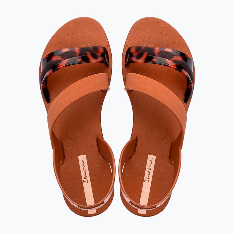 Sandały damskie Ipanema Vibrant Sand brown/turtle/beige 2