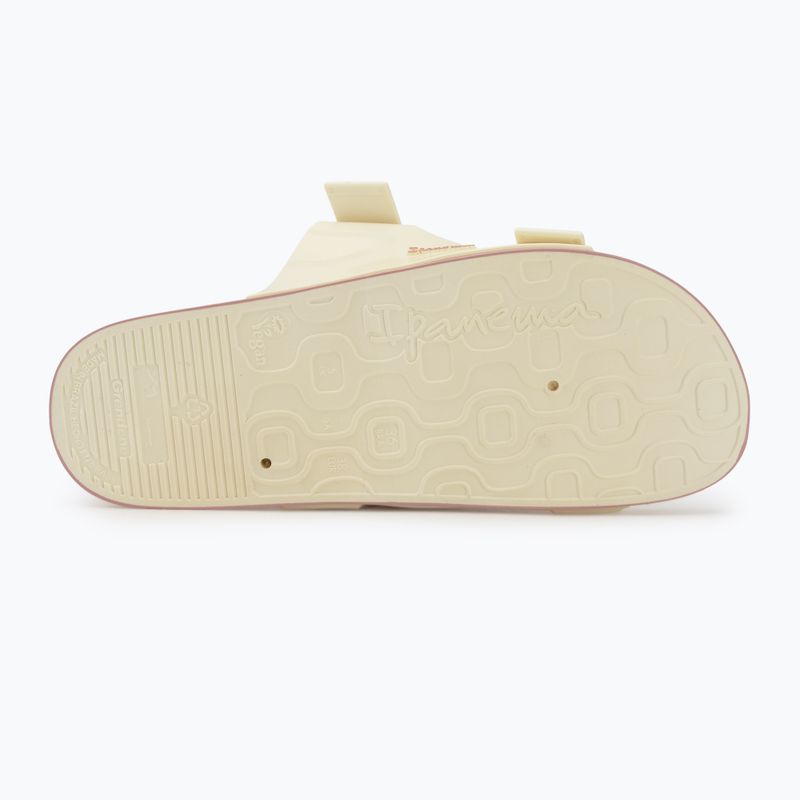 Klapki damskie Ipanema Shore beige/beige/pink 4