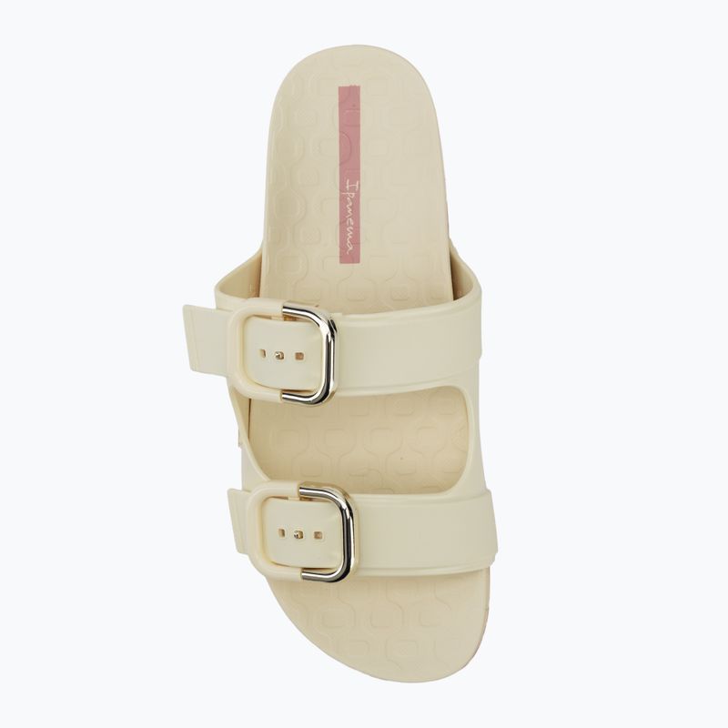 Klapki damskie Ipanema Shore beige/beige/pink 5