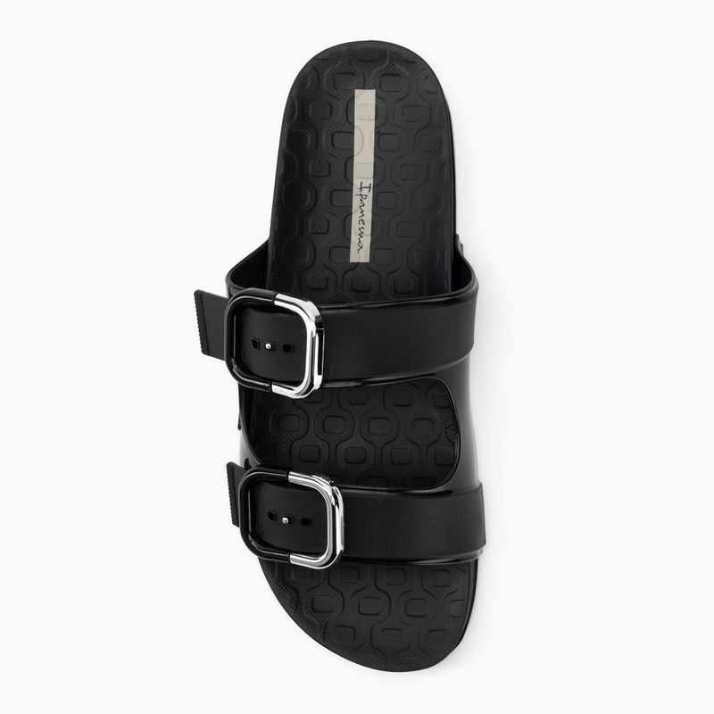 Klapki damskie Ipanema Shore black/black/beige 5