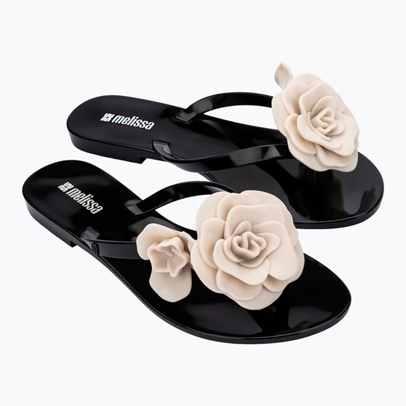 Japonki damskie Melissa Harmonic Petals Ad black/beige 3