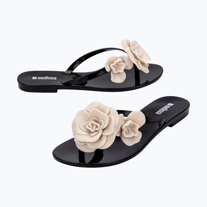 Japonki damskie Melissa Harmonic Petals Ad black/beige 4