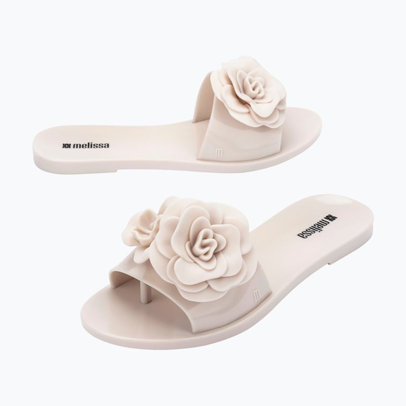 Klapki damskie Melissa Babe Petals Ad beige 4