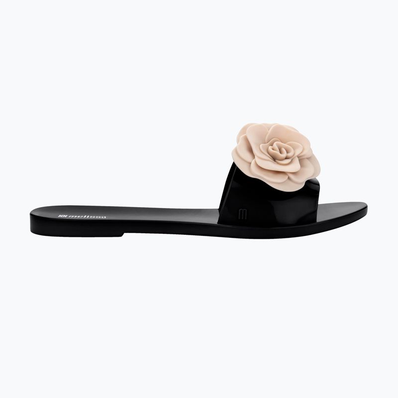 Klapki damskie Melissa Babe Petals Ad black/beige 2