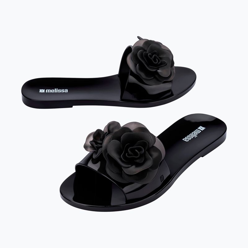 Klapki damskie Melissa Babe Petals Ad black 4