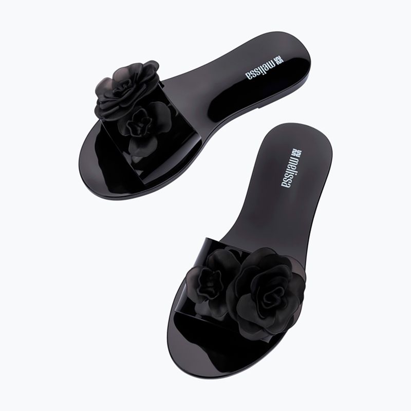 Klapki damskie Melissa Babe Petals Ad black 5