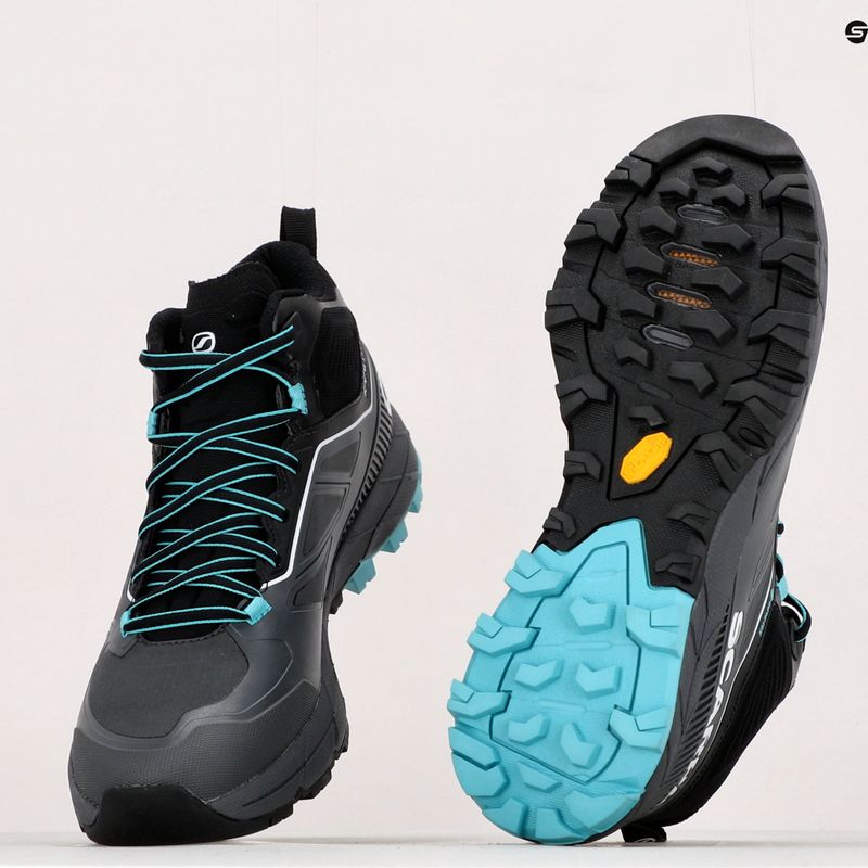 Buty podejściowe damskie SCARPA Rapid Mid GTX anthracite/turquoise 19