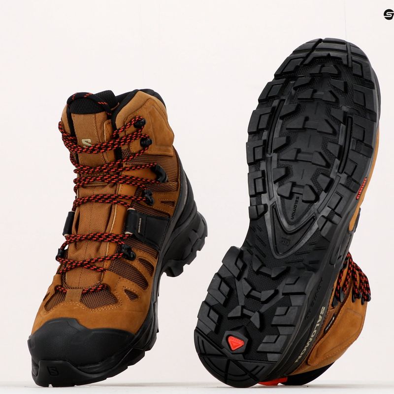 Buty trekkingowe męskie Salomon Quest 4 GTX rubber /black/fiery red 22