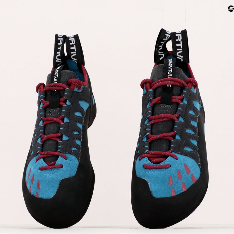 Buty wspinaczkowe damskie La Sportiva Tarantulace topaz/red/plum 16