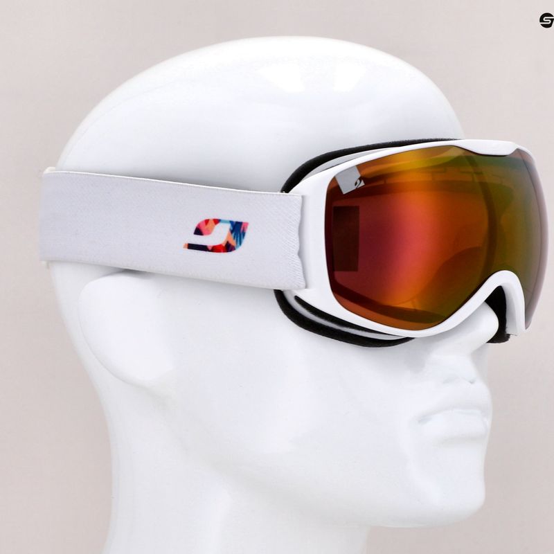 Gogle narciarskie Julbo Pioneer white/pink/flash pink 10