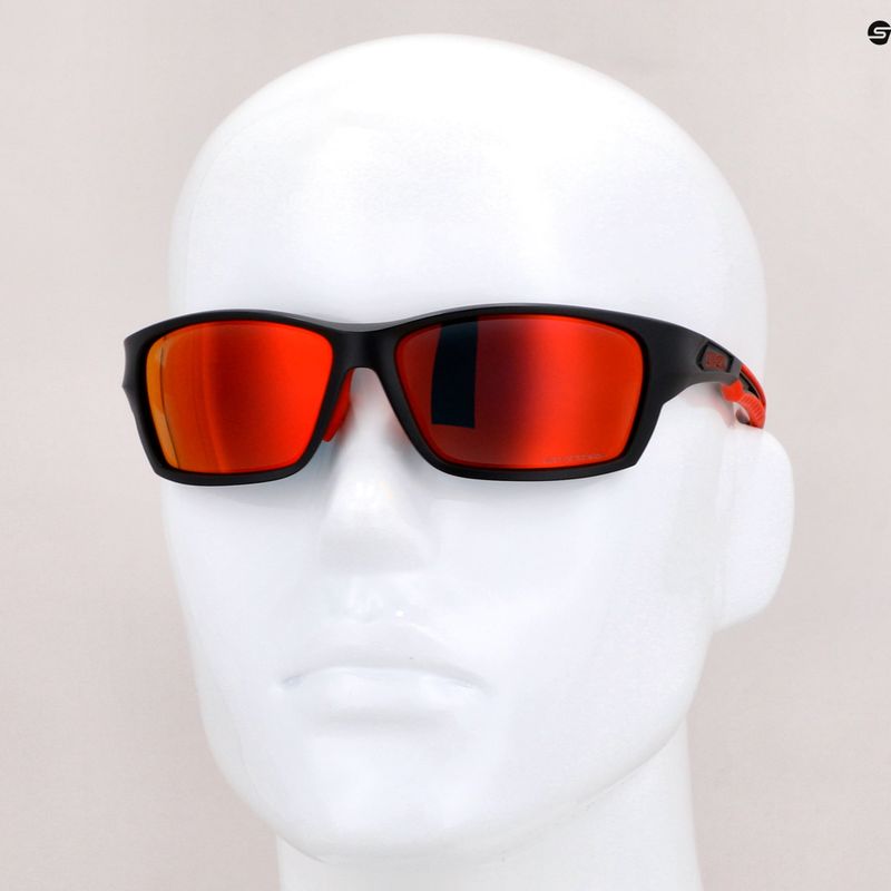 Okulary przeciwsłoneczne UVEX Sportstyle 232 P black matt red/polavision mirror red 11