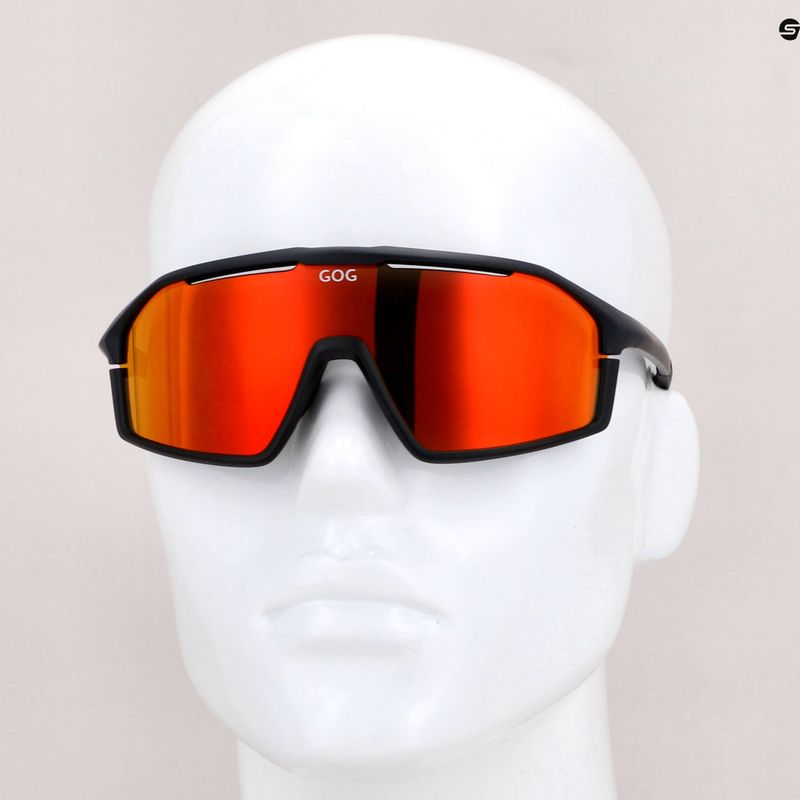 Okulary przeciwsłoneczne GOG Odyss matt navy blue/black/polychromatic red 8