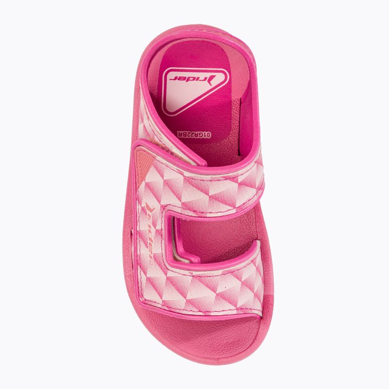 Sandały dziecięce RIDER Basic Sandal V Baby pink 5