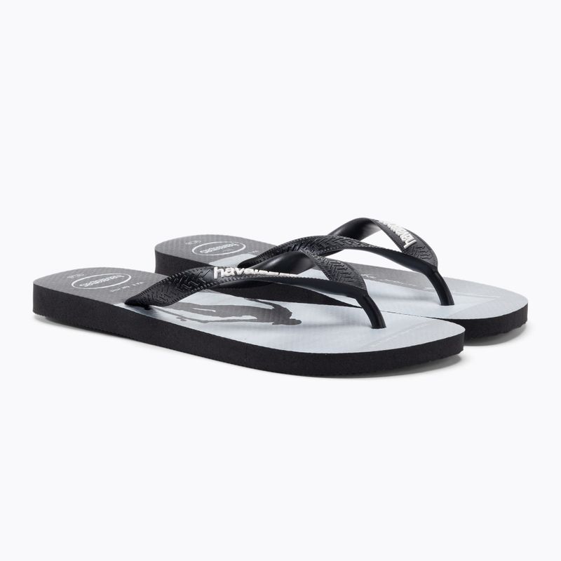 Japonki męskie Havaianas Hype black/black/white/white 5