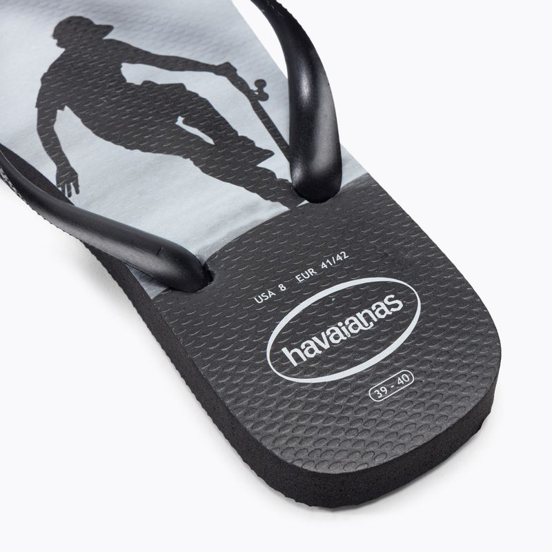 Japonki męskie Havaianas Hype black/black/white/white 8