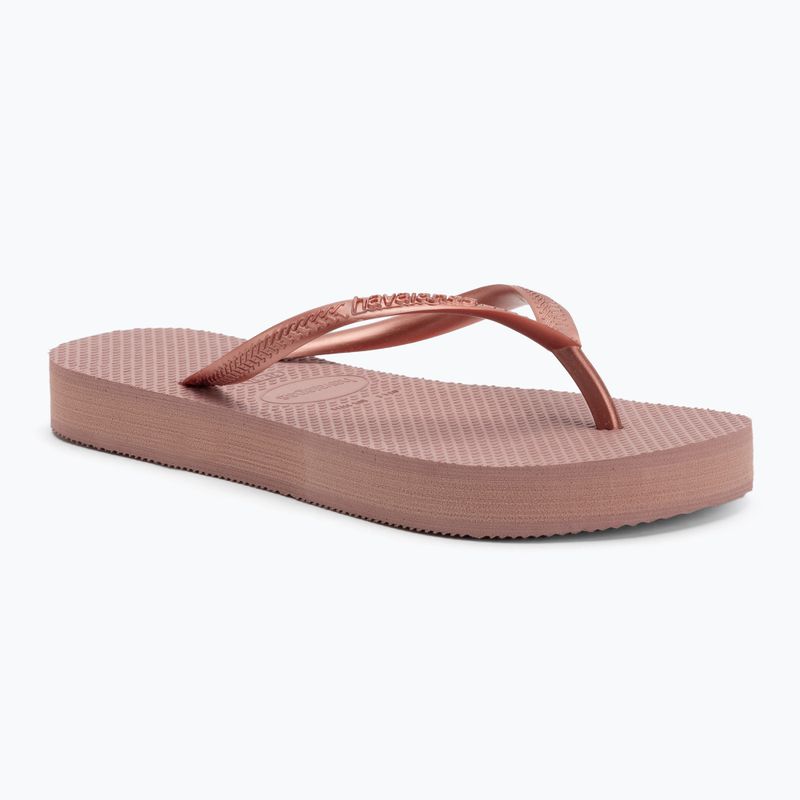 Japonki damskie Havaianas Slim Platform crocus rose