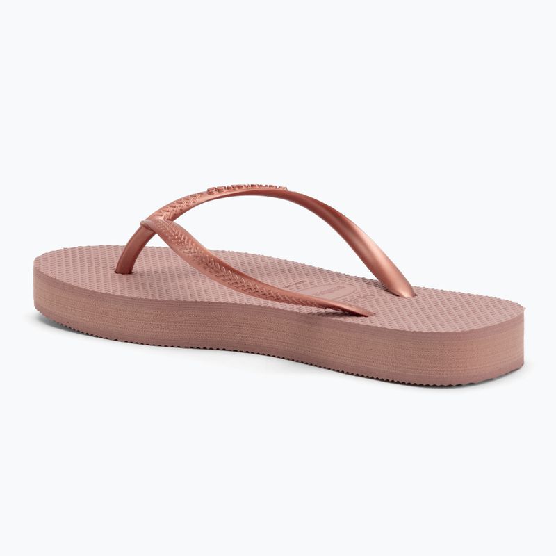 Japonki damskie Havaianas Slim Platform crocus rose 3