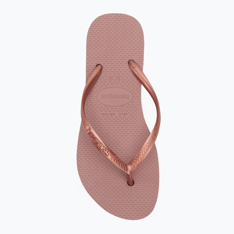 Japonki damskie Havaianas Slim Platform crocus rose 5