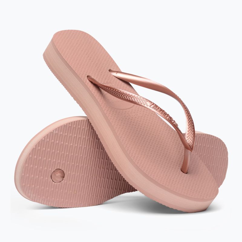 Japonki damskie Havaianas Slim Platform crocus rose 5